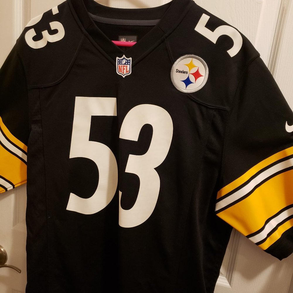 Pittsburgh Steelers Black Pouncey #53 Jersey, size M